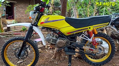 Inspirasi Modifikasi Honda Win 100 Trail YouTube