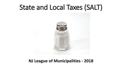 State And Local Taxes Salt Ppt Download