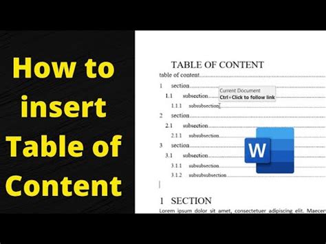 How To Insert Table Of Contents In Microsoft Word In Your Thesis