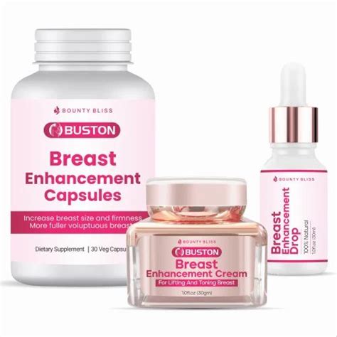 Bounty Bliss Breast Enhancement Cream Capsule Liquid Drops Combo Pack