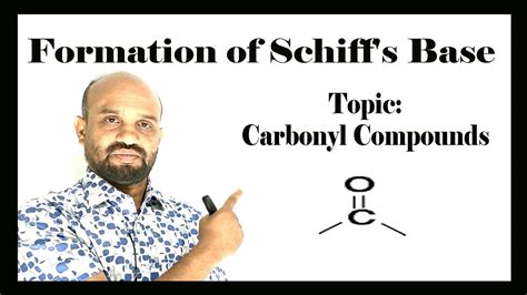 Lesson Formation Of Schiffs Base Topic Carbonyl Compounds