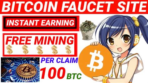 Claim 100 Btc Satoshi New Bitcoin Faucet Site High Paying Bitcoin