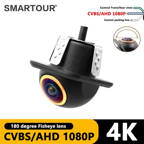 Smartour AHD CVBS CCD Fisheye Lens C Mera De Vis O Traseira AHD 1080p