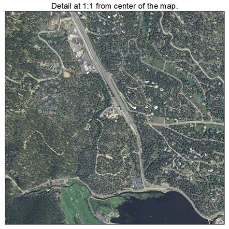 Aerial Photography Map Of Evergreen Co Colorado