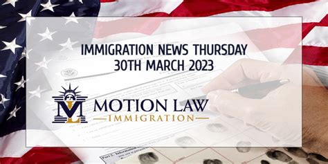 Immigration News Thursday 30th March 2023 | Motion Law