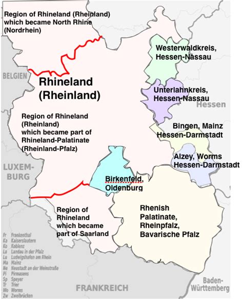 Rhineland-Palatinate (Rheinland-Pfalz) Historical Geography • FamilySearch