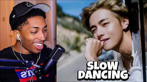 V Slow Dancing Official Mv Reaction Youtube