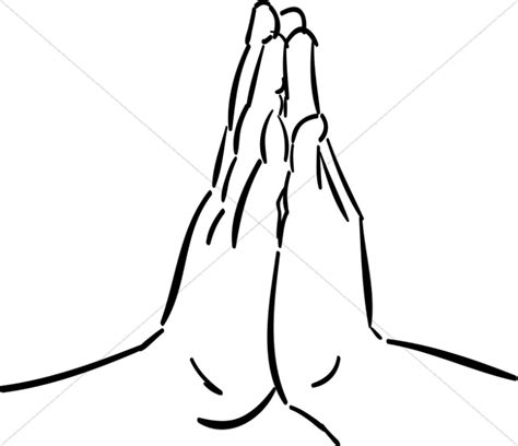 Praying hands hands together in prayer clipart - WikiClipArt