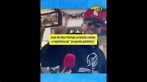 Juan De Dios Pantoja Arrebata Celular A Reportero Por Pregunta