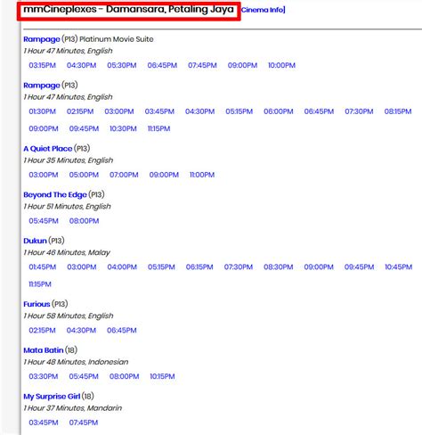 MMC Ticket Booking | Tutorial | Cinema Online