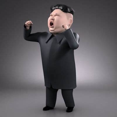 Kim Jong-Un (cartoon) 3D Model by SQUIR