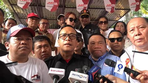 Besok Prabowo Gibran Ikut Konsolidasi Tkn Tkd Bersama Relawan Di