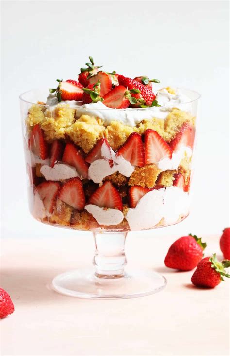 Strawberry Coconut Whipped Cream Trifle The Toasted Pine Nut