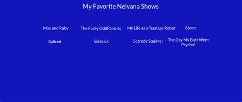 My Favorite Nelvana Shows By Jrg2004 On Deviantart