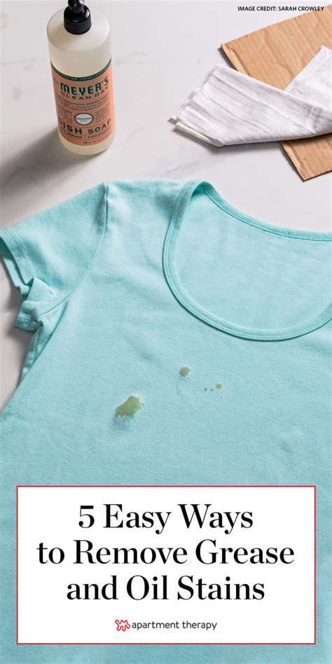 How To Get Oil Stains Out Of Clothes Step By Step With Pictures