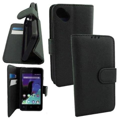 Etui Housse Portefeuille Support Video Cuir Pour Wiko Sunset Wiko