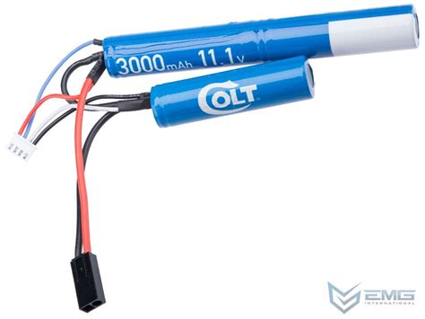 EMG Colt Licensed 11 1v 3000mAh Li Ion Nunchuck Type Li Ion Battery By