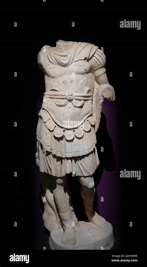 Statue of Emperor Nero in Istanbul Archaeology Museum, Turkey Stock ...