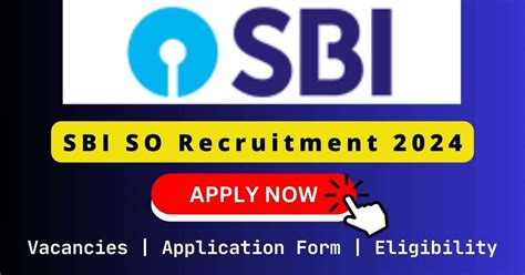 SBI SO Recruitment 2024