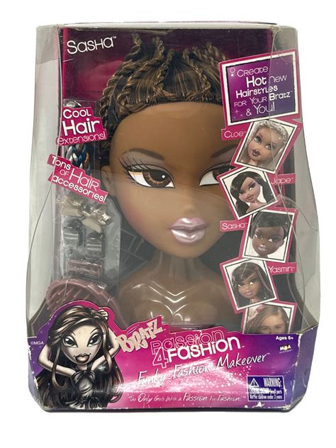 Mga Entertainment Bratz Passion 4 Fashion Funky Fashion Makeover Head