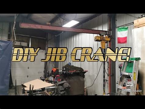 Diy Jib Crane Youtube