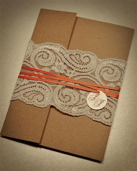 Lace/Recycled Wedding Invitations | Lace wedding invitations, Wedding invitations, Recycled wedding