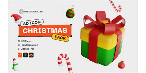 3D Icon Christmas Pack | Figma