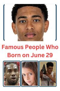 Famous People Who Born on June 29 - Astrologyview