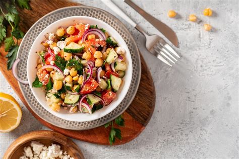 Greek Salad With Chickpeas And Feta Diane Kochilas