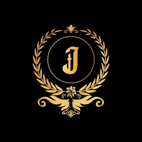 Premium Vector Letter J Ornamental Luxury Golden Logo Design Vector