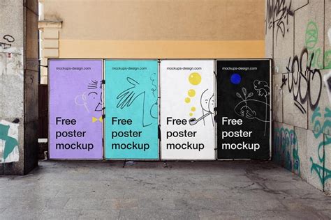 wall street poster mockup mockuptree