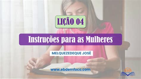 Ebd Em Foco Conte Do Incorporado Li O Instru Es Para As Mulheres