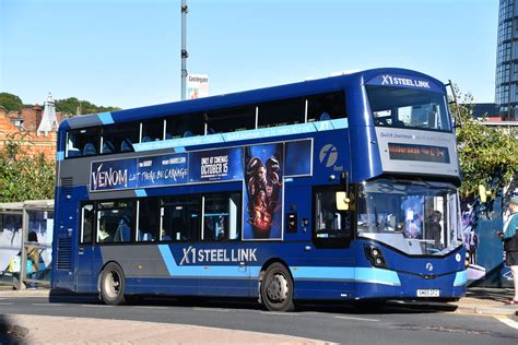 35129 SM65GFZ First South Yorkshire Wright Streetdeck Ray McCreath