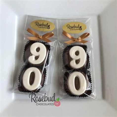 8 Pairs Number Ninety 90 Chocolate Covered Oreo Cookie Candy Party