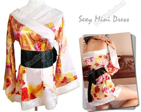 2020 Yukata Japanese Kimono Lingerie Sleep Costumes Mini Dress Hot Sexy