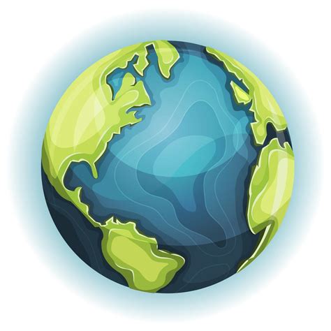 Cartoon Earth Planet 265190 Vector Art at Vecteezy