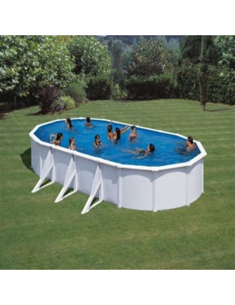 Piscina Fuori Terra Fidji In Acciaio Gre Ovale X X Cm M Cod