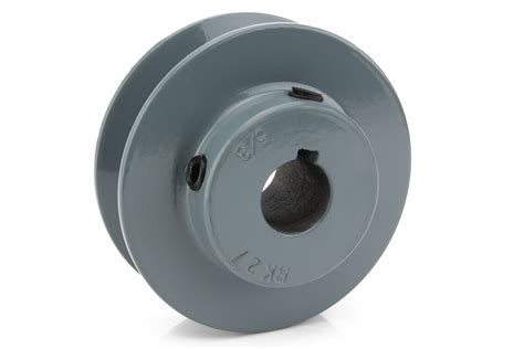 Cast Iron 3.5" Single Groove Pulley V Style B Belt 5L for 5/8 " Keyed Shaft - Walmart.com