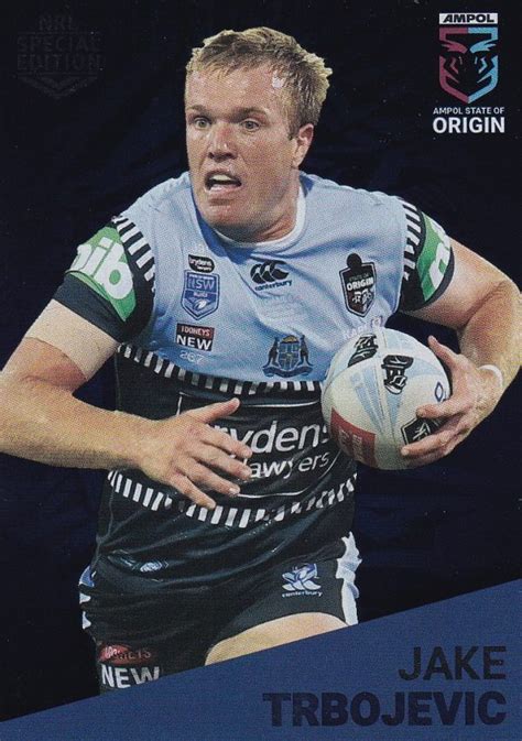 2021 Nrl Rivalry State Of Origin Ss05 Jake Trbojevic Gold Coast