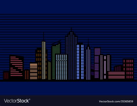 Cityscape Royalty Free Vector Image - VectorStock