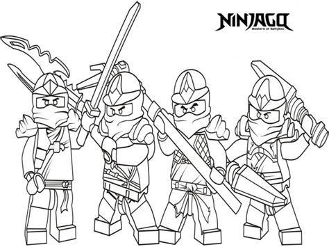 Coloriage Ninjago Gratuit Imprimer