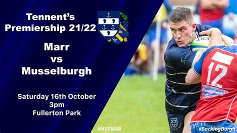 Highlights Marr Vs Musselburgh Tennent S Premiership Youtube