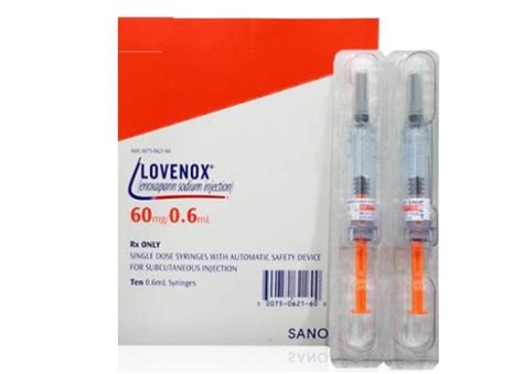 Thuốc Lovenox Công Dụng Liều Dùng Và Tác Dụng Phụ Vinmec