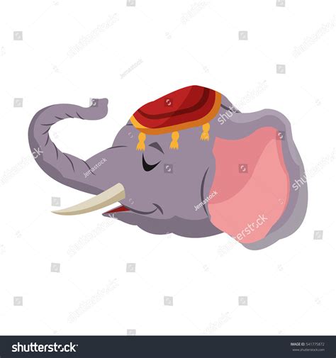 Isolated Circus Elephant Design Stock Vector Royalty Free 541775872 Shutterstock