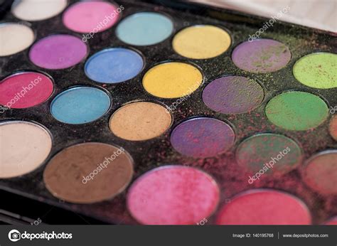 Palette Of Colorful Eyeshadows — Stock Photo © Dmitrypoch 140195768