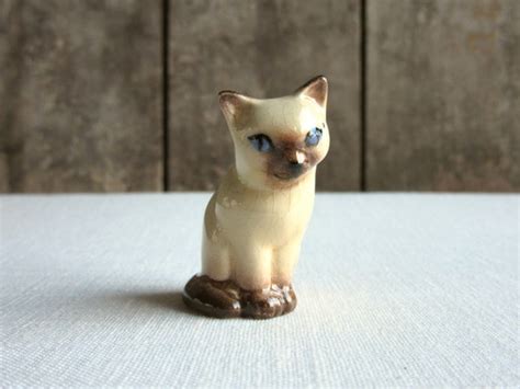 Figurines Knick Knacks Collectibles Ceramic Porcelain Cat Siamese Cat