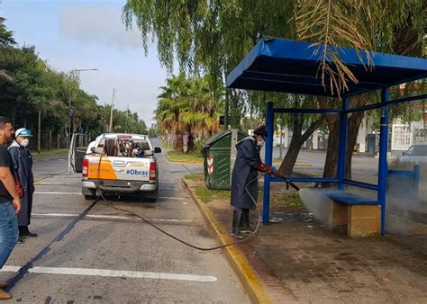 Desinfección en espacios públicos LaProvinciaNews