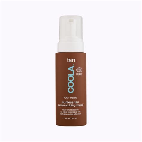 Coola Organic Sunless Tan Express Sculpting Mousse Dermstreet