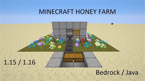 Minecraft Honey Farm Schematic Fully Automatic Honey Farm S