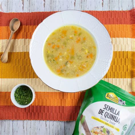 Sopa De Quinua Con Vegetales Karavansay